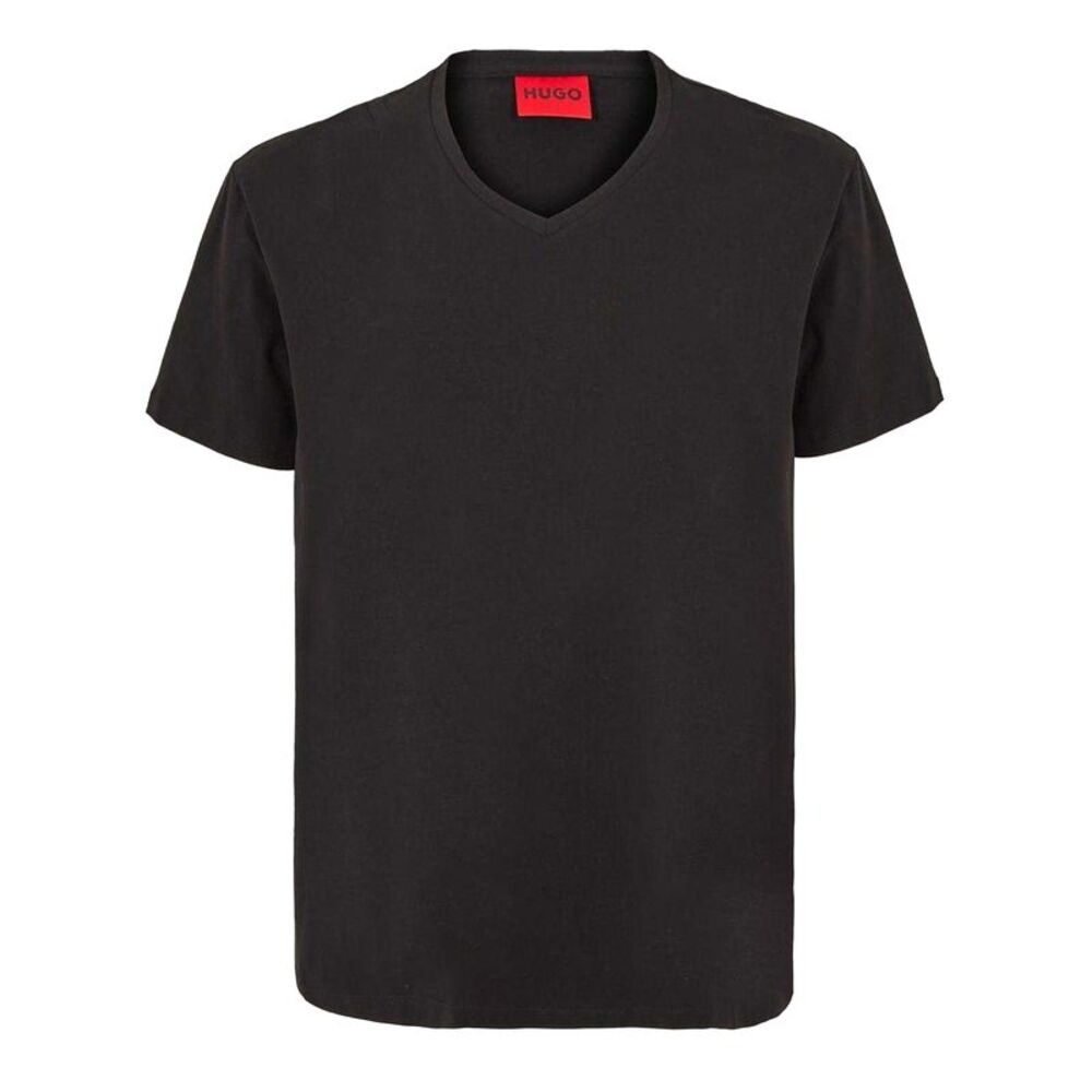 Hugo Mens Plain V Neck / Black